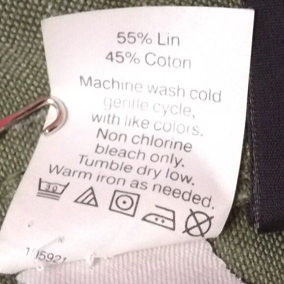 J.CREW Shorts, 00, Army green, Cut-offs, Zipper fly, 4 Pockets, Linen-cotton - Picture 12 of 12